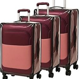 Fabam Transparent PVC Trolley Cover for Soft Shell Suitcase – Dustproof, Rainproof Luggage Protector (Combo of 3) 20" 24" 28"-image-30