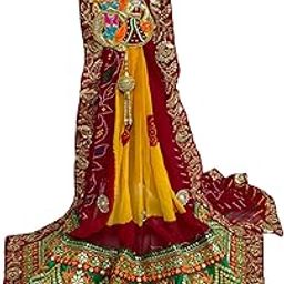 Ranisati Boutique Rajasthani Bandhani Dupatta for Women - Pure Georgette Chunri Odhna with Plated Broach Design-picture-43