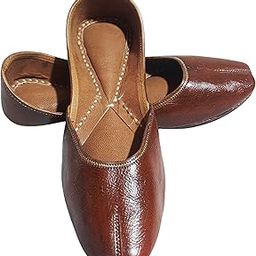 Bhumi Dark Brown Punjabi Jutti/Mojari for Women | Smooth Leather Finish | Timeless Minimalist Luxe | Model B7-picture-5