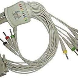 10 Lead ECG Cable Compatible with BPL 8108R/8208/8408/9108/6108-T 4 mm 15 pin Banana type-27