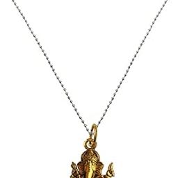 Ganpati Gold Pendant,Locket with ball chain for Man & Women-image-59