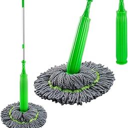 DDN_R_ Moppers for Cleaning Floor 2 in 1 Dehydrated Self-Wringing Mop || 360 Rotatable Wet and Dry Mop for Home Cleaning Floor || Mops Stick for for Bathroom/Offfice/Home/Outdoor (Green)-image-79