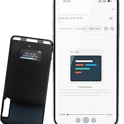 TCTEC 128GB Smart Voice Recorder, AI Transcription Recorder, Smart AI Summary, Audio to Text Function, Noise Reduction, Audio, Recording Device for Meeting, Lecture, Interview.-3