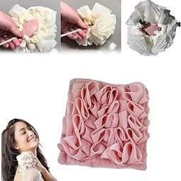 HOMENITY® - Soft Loofah and Washcloth, 2-in-1 Bath Loufee Sponge,-image-28