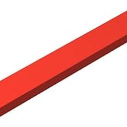 Classic Tiles Block Bulk, Red Tiles 1x8, Building Tiles Flat 100 Piece, Compatible with Lego Parts and Pieces: 1x8 Red Tiles(Color:Red)-89