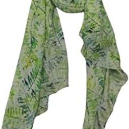 Elegant Muslin Printed Green Scarves/Stoles for Women SCARF40-image-68