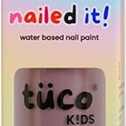 Tuco® Kids Water Based Safe Nail Polish for girls | Easy to Peel Off, Non Toxic, Natural & Safe for Kids | Play Safe with Chemical Free Nails for Daughters | Pack of 1x10ml | Pink-image-1