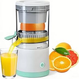 ( 15 YEAR LIMITED WARRANTY ) Portable Citrus Juicer Extractor, Electric Citrus Juicer, Compact USB Charging Press, Multifunctional Electric 45W Juicer with Lockable Spout for Orange, Lemon-12