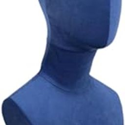bnf® Wig Display Model Head Necklace Display Stand Mannequin Head for Hat Wig Cap Blue Health & Beauty |Salon & Spa Equipment |Hair & Makeup Mannequins-image-26