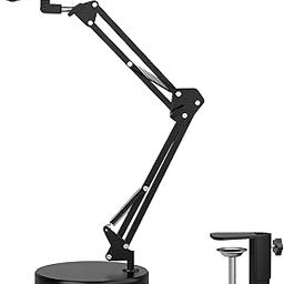 Ninyoon Max 21inch Height Universal Microscope Stand, Height 0-21in Adjustable Digital USB Microscope Stand for Max Diameter 6cm USB Digital Wireless WiFi Microscope Camera Come with Table Clamp-63