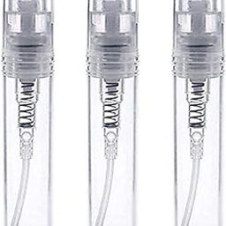 Hunky Dory 5ml Mini Transparent Empty Plastic Pocket Pen Spray Bottle Refillable Bottle Sanitizer, Toner, Perfume, Attar, Lotion, Moisture, Oil (Pack of 3)-picture-24