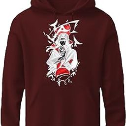 Crazy Guy Cotton Blend Anime Hoodie for Men | Itachi Uchiha Hoodies | Mens Hood Black,Red,Blue Colour | Aesthetic Hood Collection-image-14
