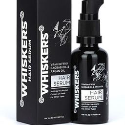 Whiskers Hair Serum Vitalised with Baobab Oil,Argan Oil & Vitamin E|Anti-Frizz|Protection & Shine with UV Shield|Promotes Hair Growth & Hair Smoothening|50ml-image-99