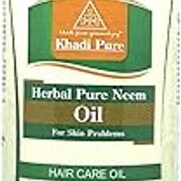 Khadi Pure Herbal Neem Oil – 210 ml | Anti-Fungal, Anti-Bacterial & Anti-Inflammatory | No Mineral Oil, Paraben, Sulphate, or Fragrance | Suitable for Skin & Scalp Care-picture-31