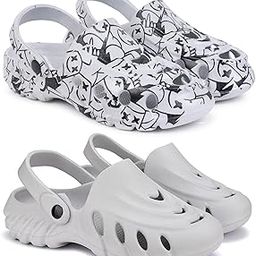 Combo Pack of 2 Slipper/Flip Flops/Slides/Clogs/Sandals with Adjustable Back Strap for Men (Cl-A-Smarti,Cl-100)-image-50