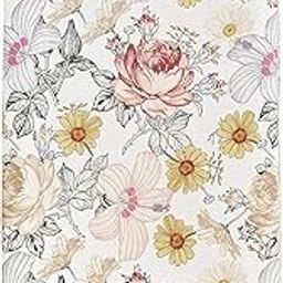 Baby Floral Diaper Changing Pad Cover Cradle Mattress Sheets, Infant Stretchy Fabric Changing Table Cover Changing Mat Cover Baby Nursery Diaper Changing Pad Sheets (Floral)-image-61