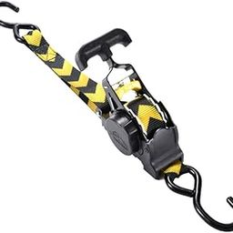 ATORSE Auto Retractable Ratchet Strap Bundles Premium for Moving Vehicles Boat Black Electroplating|Home & Garden|Tools|Tie Downs & Straps-picture-17
