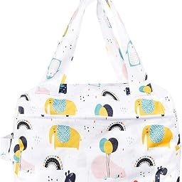 Pet Dog Sanitary Pants Bag Small Diaper Tote Bag Dog Clothes Organizer Pod Water-Resistant Diaper Wet Dry Bag for Gym Bag,Travel Bag (Giraffe)-image-17