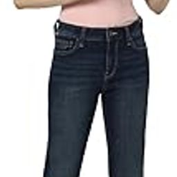 Women’s Straight Fit Mid Rise Heavily Washed Jeans-image-90