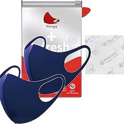 Anymask Polyurethane Mask with Pack of 1 Refresh Storage pouch and Natural Gel Pack Washable, Reusable, Breathable, Flexible Face Mask for Men & Women-picture-38