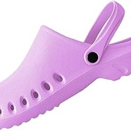 Nursing Clogs Breathable Sandals Casual Garden Workwear for Women Work Shoes 37 38 Purple-14
