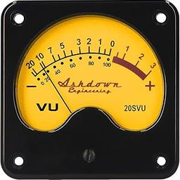 BAZPUR MART® VU Meter Panel VU Meters Warm Ba Light Analog DB Sound L Indicator Portable DB Meter Power Amplifier Re ding & o L Amp-7
