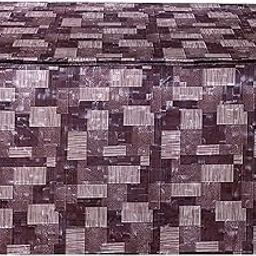 Homestic PVC 3D Check Printed Microwave Oven Cover,23 LTR. (Brown)-HS43KUBMART26043-image-75