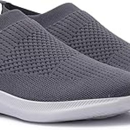 Men Sports Shoes | Fashionable Summer New Pattern Mesh Breathable and Comfortable Slip On Non Slip Shoes Motion Running Sneaker Men's (Pack of 1)-image-0