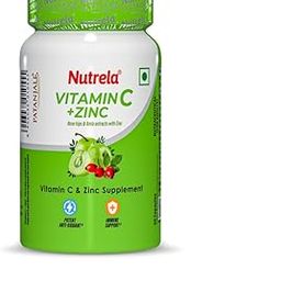 Nutrela Vitamin C and Zinc for Men & Women - 60 Capsules-picture-17