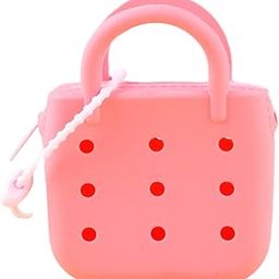 The Style SutraBeach Tote Bag Holes Pouch Waterproof for Women for Travel Swimming Outdoor Dark Pink|Clothing, Shoes & Accessories | Womens Handbags & Bags| Womens Handbags & Bags-image-52