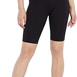 Women's Black Color Bicycle Shorts (HYPW03459;)-picture-44