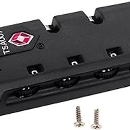 Club Bollywood®TSA 002 Secure Luggage 3 Digit Combination Lock Suitcase Code Lock Padlock - Portable and Lightweight - Tsa13116 Black|Travel | Travel Accessories |1 Piece TSA 002 Combination Padlock-6