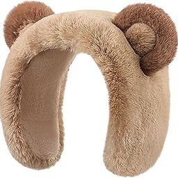 Plush Ear Warmers Bear Gift Cute Girls Lady Women Winter Earmuffs Khaki|Clothing, Shoes & Accessories | Womens Accessories | Hats-image-67