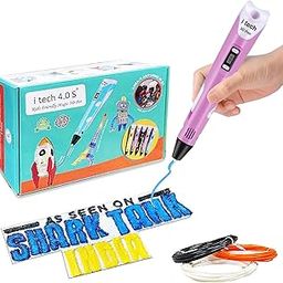 WOL3D I Tech (Pink) Magic 3D Pen for 3D Printing with Speed Control, Advanced Temperature Regulation, OLED Display & Ergonomic Design – Compatible with variety of Filaments.-18