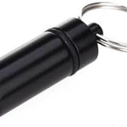 Enakshi® 7xAluminum Alloy Water-proof Air-tight Pill Fob Pill Case Pill Box Pill Holder with Keychain - Black|Health & Beauty | Health Care | Pill Boxes, Pill Cases-image-48