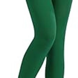 Non Transparent Solid Premium Nylon Opaque Stockings Cum Footed Dance Stockings Tights/Pantyhose Stockings For Women's & Girls (Green)-One size fits all -26"-36" Waist-STK474-image-32
