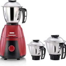 Usha Powerspin 750 Watt Mixer Grinder, 3 Stainless Steel Jars with handle (Maroon & Black) | Powerful 100% copper motor with 2 years Product Warranty & 5 Years Motor Warranty|ISI Certified-picture-32