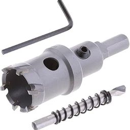 CALANDIS® Carbide Tip Tool Stainless Steel Drill Bit Metal Mirror Cutter Hole Saw 26mm-picture-27