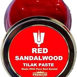 SnapSnop 25g Red Sandalwood Paste Tilak, Lal Chandan Tika/Tilak Made with Pure and Rare Red Sandal Wood with Spiritural Mantra.-5