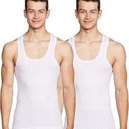 Vest Men & Boys in Cotton Lining Sleeveless Vest/Baniyan Modern Regular Fit Solid Inner wear Sando in White Color (Pack of 2)-image-28