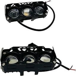 AK FITMENT 3-Projector Lens Driving Lights White/Yellow LED Spot light 90W Dual Color Mode Fog Lights for Car (Pack of 2)-image-83