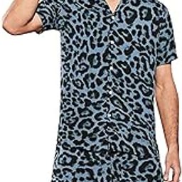 Mens and Boys Rayon Co Ord Set | Trendy Night Dress | T Shirt and Short Set Combo Lounge | Stylish Summer Travel Wear | Matching Two-Piece for Vacation-image-33