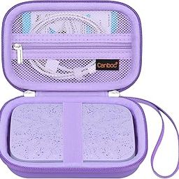 Canboc Carrying Case for HP Sprocket 2x3 Instant Smartphone Photo Printer, Kodak Step Wireless Mobile Photo Printer, Zipper Mesh Bag fits Photo Paper Cable, Purple-7