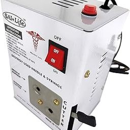 MINSALES� Electric Needle and Syringe Destroyer Hub Cutter Metal Body with Auto-Cut Protection-13