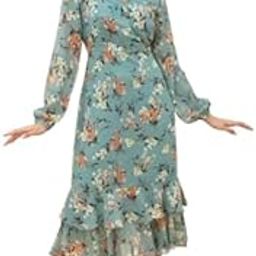 Classic Georgette Printed Gowns for Women (M Creation_P-9941025-XL) Multicolour-picture-25