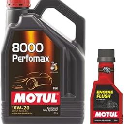 Motul 8000 Perfomax 0W-20-3.5L|Fully Synthetic|Maximum Performance|Suitable for Petrol, Diesel & CNG Cars with Engine Flush(250ml) Combos-18