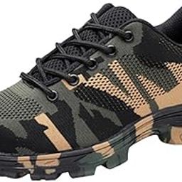 LOOM TREE® Men Work Safety Shoes Lightweight Breathable and Deodorant Sneakers Green-46 | Facility Maintenance & Safety | Personal Protective Equip/Ppe | Work Boots & Shoes-49