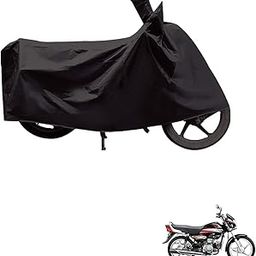 Kozdiko Dust & Waterproof Bike Body Cover with Mirror Pockets for Hero HF Deluxe Eco-image-71