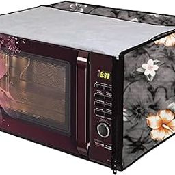 Anush Marino Microwave Oven Top PVC Cover | Samsung 28L MC28H5025VK | Convection Microwave | Oven | Full Closure Cover | Samsung 28 LTR | Attractive Digital Prints | Dustproof | Water Resistant-Grey-26