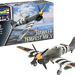 Revell 03851 Hawker Tempest Mk.V 1:32 Scale Unbuilt/Unpainted Plastic Model Kit-image-60